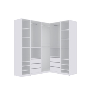 szafa 210 - 161 - 320 zestaw szaf Tres U duża rogowa narożna garderoba