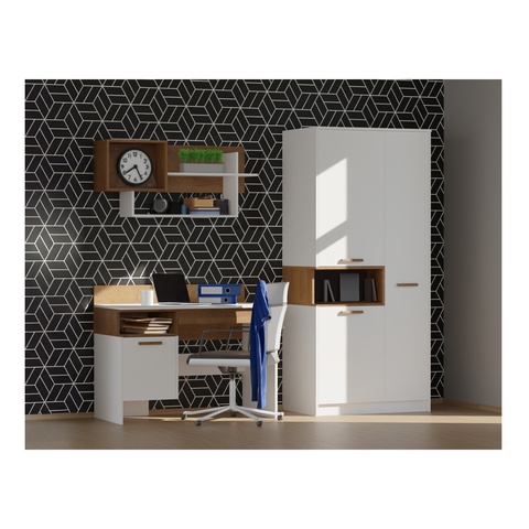 Kinderset GRANT I mit Schreibtisch, Jugendgarderobe