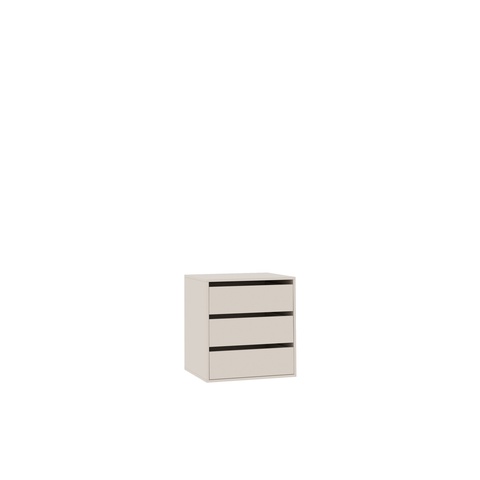 60 cm Schrank, kleiner Schrank mit Schubladen TRES 07, Container, Garderobenorganisator