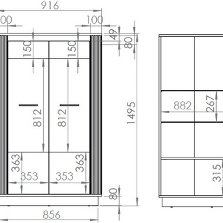 zestaw mebli loft nowoczesnych Urso 1 komoda rtv szafka witryna meblościanka komplet dąb craft złoty czarny do pokoju sypialni