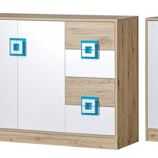 komoda 120 z szufladami Nico 08 szafka duża szeroka do sypialni pokoju