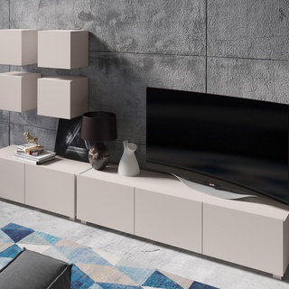 szafka 150 rtv Calabrini 12 stolik pod tv telewizor komoda niska biała