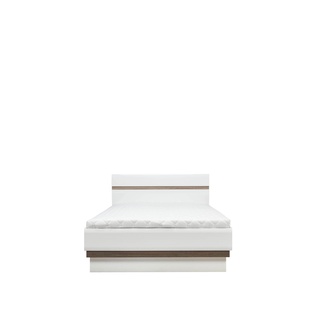 łóżko 140x200 z pojemnikiem Lionel 12 / 140 małe sypialniane białe