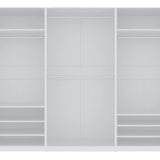 szafa 191 - 240 - 380 narożna zestaw Tres S modułowa garderoba duża