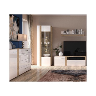 komoda 143 elegancka Adagio 04 szafka z szufladami biała w połysku