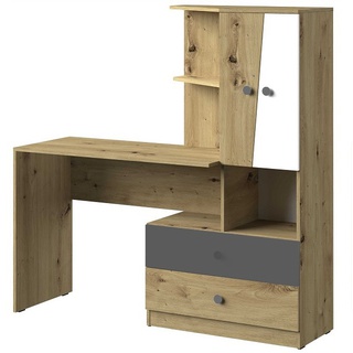 zestaw mały dla dzieci młodzieży ucznia Nero 7 biurko regał komplet