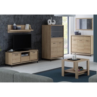 Zestaw mebli Mediolan 5 ława komoda rtv szafka witryna do pokoju
