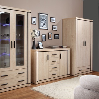 komoda 137 pojemna Dallas 05 z szufladami półkami szafka do pokoju