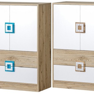 komoda 80 dwudrzwiowa Nico 09 z szufladami szafka pojemna