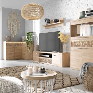 półka 120 prosta Natural 11 wisząca na ścianę do pokoju sypialni salonu