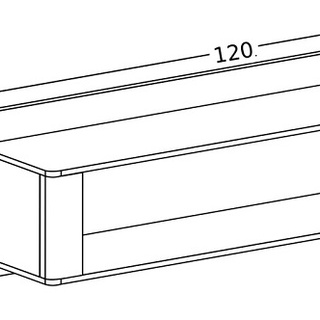 zestaw meblościanka Livinio A witryna komoda szafa do pokoju salonu