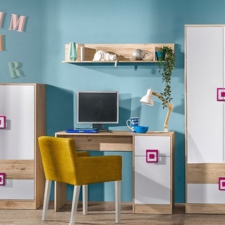 biurko 120 młodzieżowe Nico 10 z szafką szufladą dla dzieci ucznia