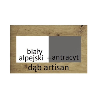 półka 116 wisząca na ścianę Fini 10 nad biurko komodę łóżko do pokoju