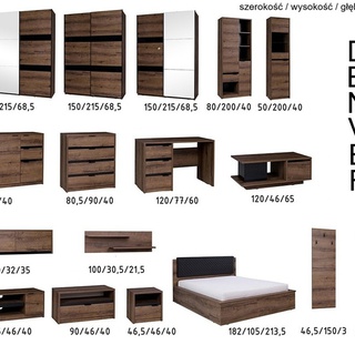 komoda 80 ,5 z szufladami Denver 03 szafka na bieliznę do pokoju sypialni