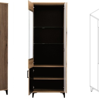 zestaw mebli pokojowych Aris 4 komoda witryna regał do salonu