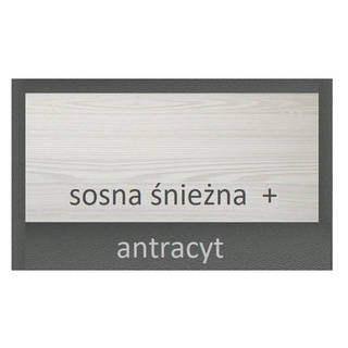 zestaw garderoba Hyga 2 lustro szafka komoda szafa do przedpokoju