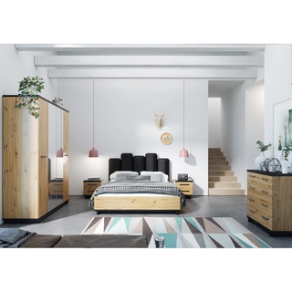 szafka 45 z szufladami nocna Ines 08 stolik nocny loft do pokoju sypialni