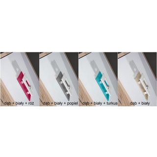 biurko 120 młodzieżowe Nico 10 z szafką szufladą dla dzieci ucznia