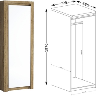 zestaw meblościanka nowoczesna Livinio C komoda witryna szafa