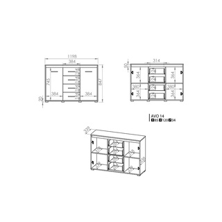 Komoda Avo 14