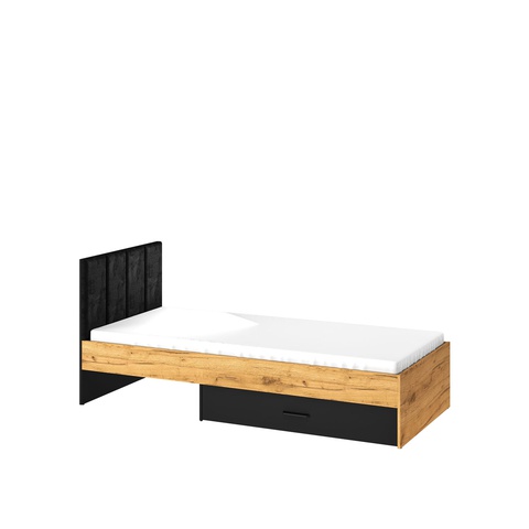 Stauraumbett COLT 10 90X200 Einzelbett mit gepolstertem Kopfteil