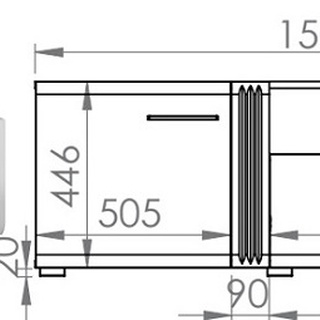 zestaw meblościanka telewizyjna Adagio 3 witryna rtv ława biała połysk