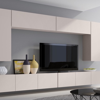 zestaw wiszący Calabrini 14 rtv meblościanka nowoczesna do salonu