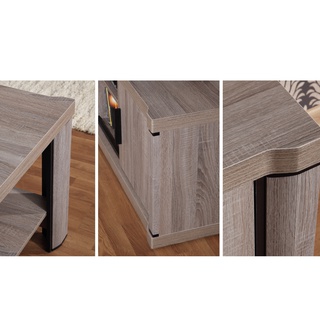 witryna 58 wąska wysoka z szufladami Dallas 16 słupek z szybą regał