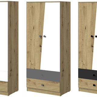 zestaw mebli nowoczesnych Nero A łóżko składane komoda szafa