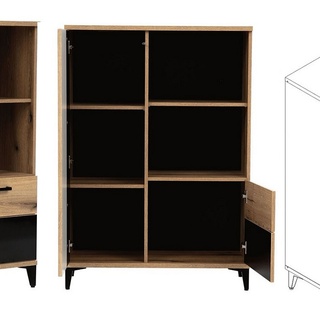 zestaw komplet pokojowy Aris 3 witryna szafka rtv ława do salonu