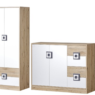 komoda 120 z szufladami Nico 08 szafka duża szeroka do sypialni pokoju