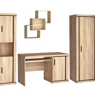 szafa 100 - 114 narożna duża Dallas 21 rogowa z półkami drążkiem