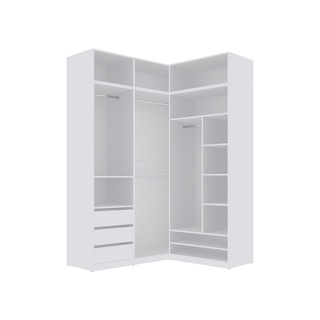 szafa 60 z nadstawką szufladami Tres 04/4N wysoki słupek otwarty