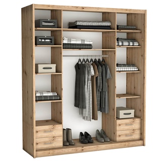 szafa 208 duża wysoka Maciej pojemna do pokoju sypiani przedpokoju