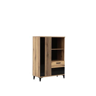 regał 88 ,5 niski z szufladami Aris 05 szafka komoda wysoka loft do pokoju