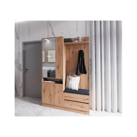 Garderobe ARTI mit Spiegel und Schubladen für den Flur , Wartezimmee