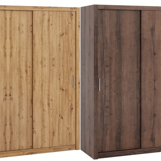 zestaw sypialniany Bono 2 łóżko komoda szafa przesuwna biała dąb