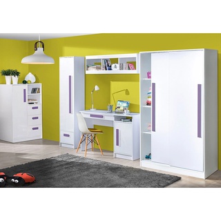 zestaw młodzieżowy dzieci Guliver 8 biurko szafa przesuwna komoda