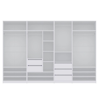 szafa 310 zestaw garderoba Tres Z wnękowa bez drzwi zestaw