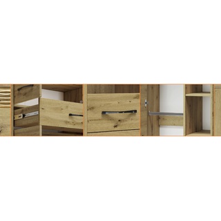 komoda 138 z półkami szufladami ARTIS 07 pojemna szafka do sypialni