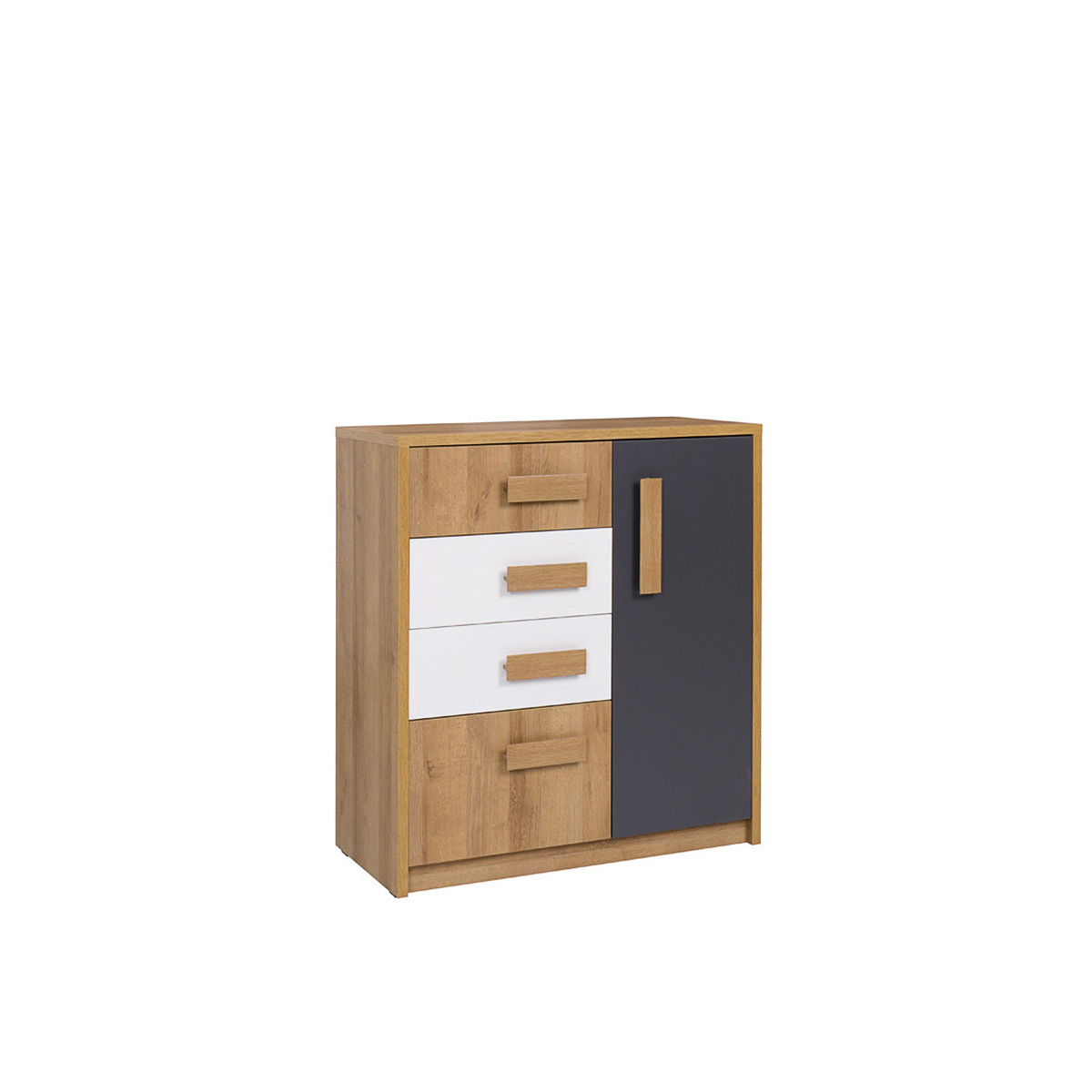 komoda 85 mała Quatro 05 szafka z szufladami półką do pokoju