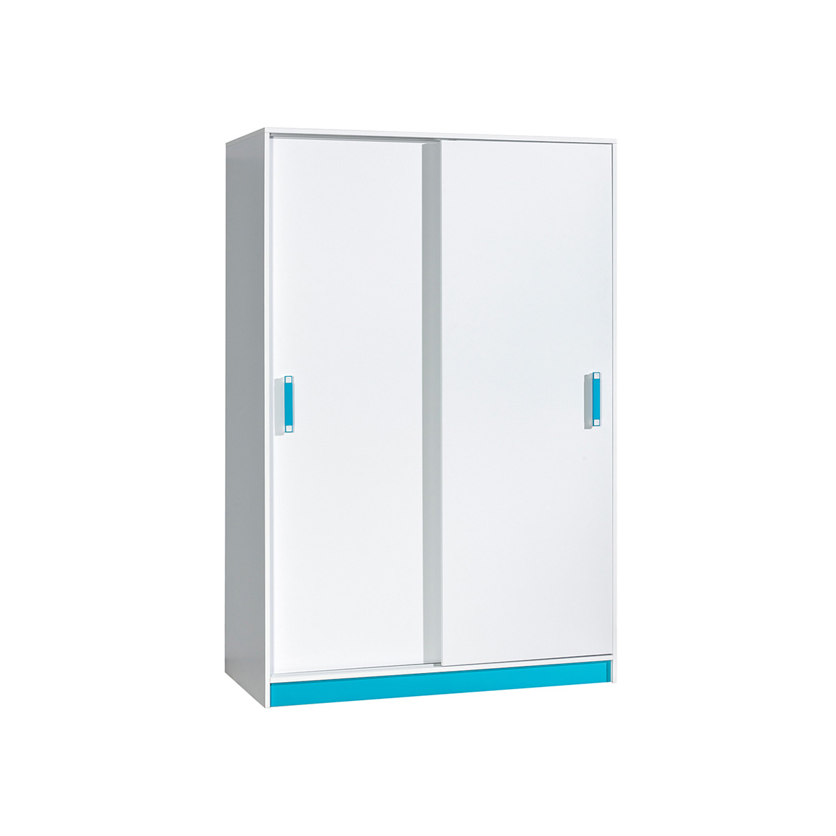 Szafa 120 przesuwna mała Trafiko 14 dla młodzieży dzieci biała