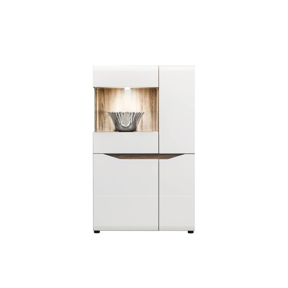 witryna 84 ,5 dwudrzwiowa niska Lionel 05 szafka komoda wysoka