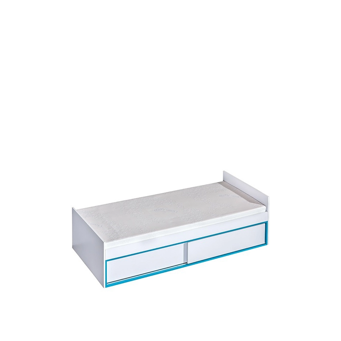 Łóżko 90x200 nowoczesne Trafiko 13 młodzieżowe pojedyncze dzieci