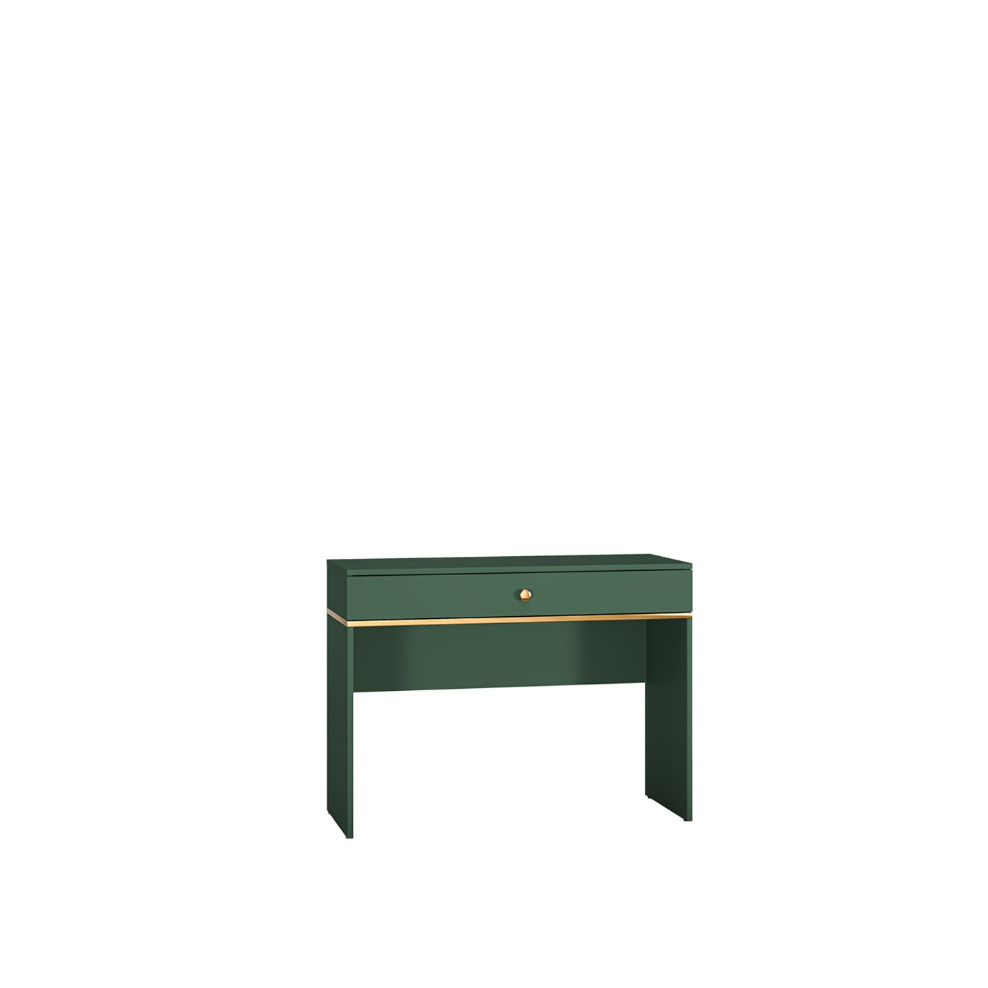 toaletka 100 z szufladą Forest 09 konsola nowoczesna zielona
