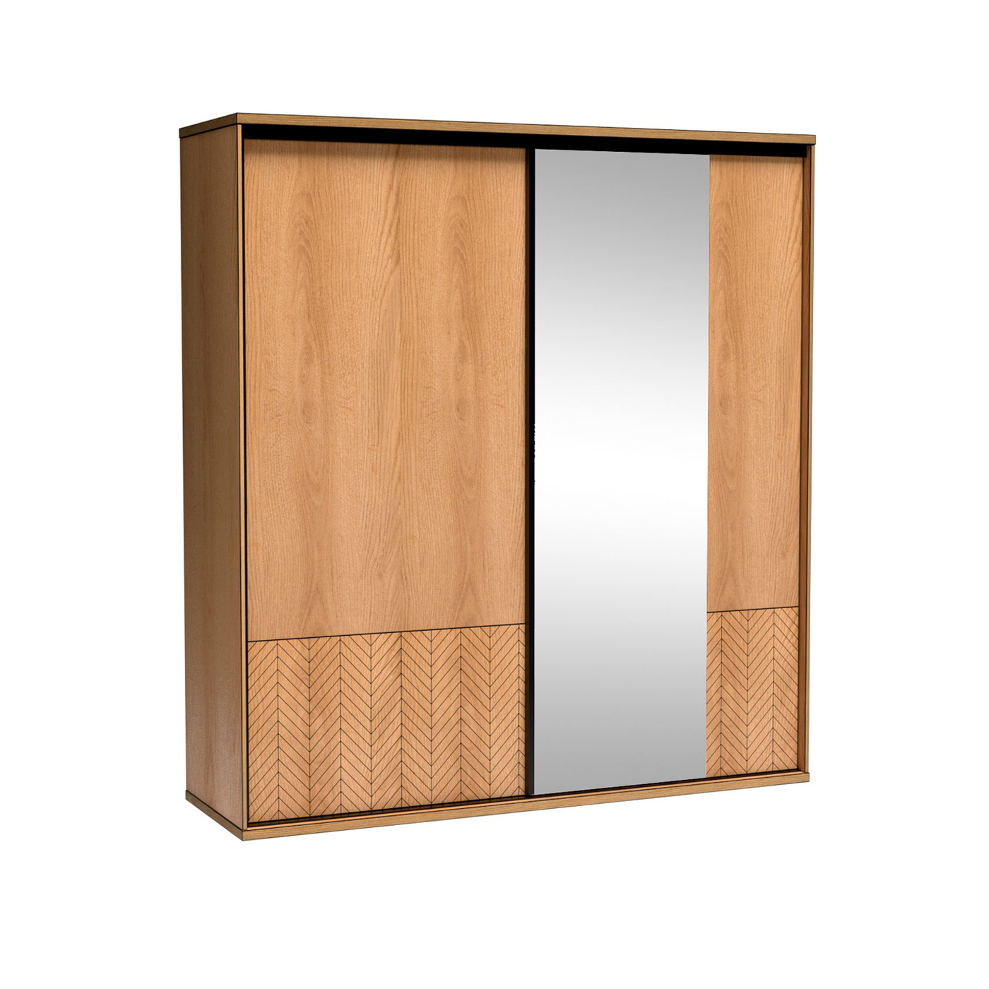 szafa 199 przesuwna Fonti 11 z lustrem półkami drążkiem garderoba loft