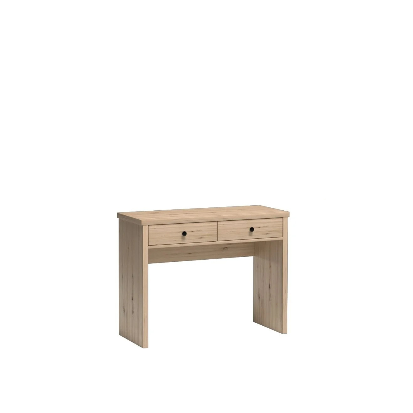 toaletka 100 z szufladami Cali 18 konsola biurko małe dąb artisan