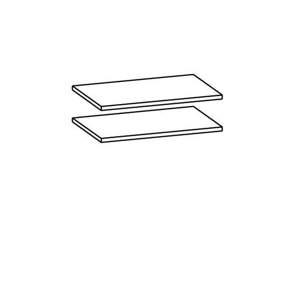 Półki do szafy Aris 12 dodatek