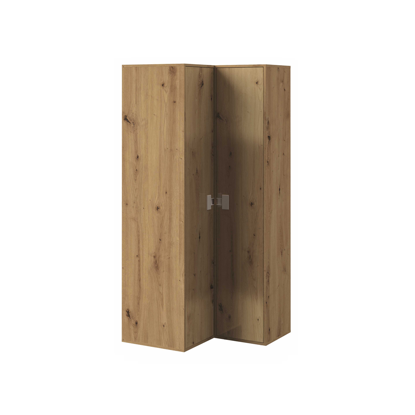 szafa 80 narożna Index 03 z półkami rogowa nowoczesna ubraniowa