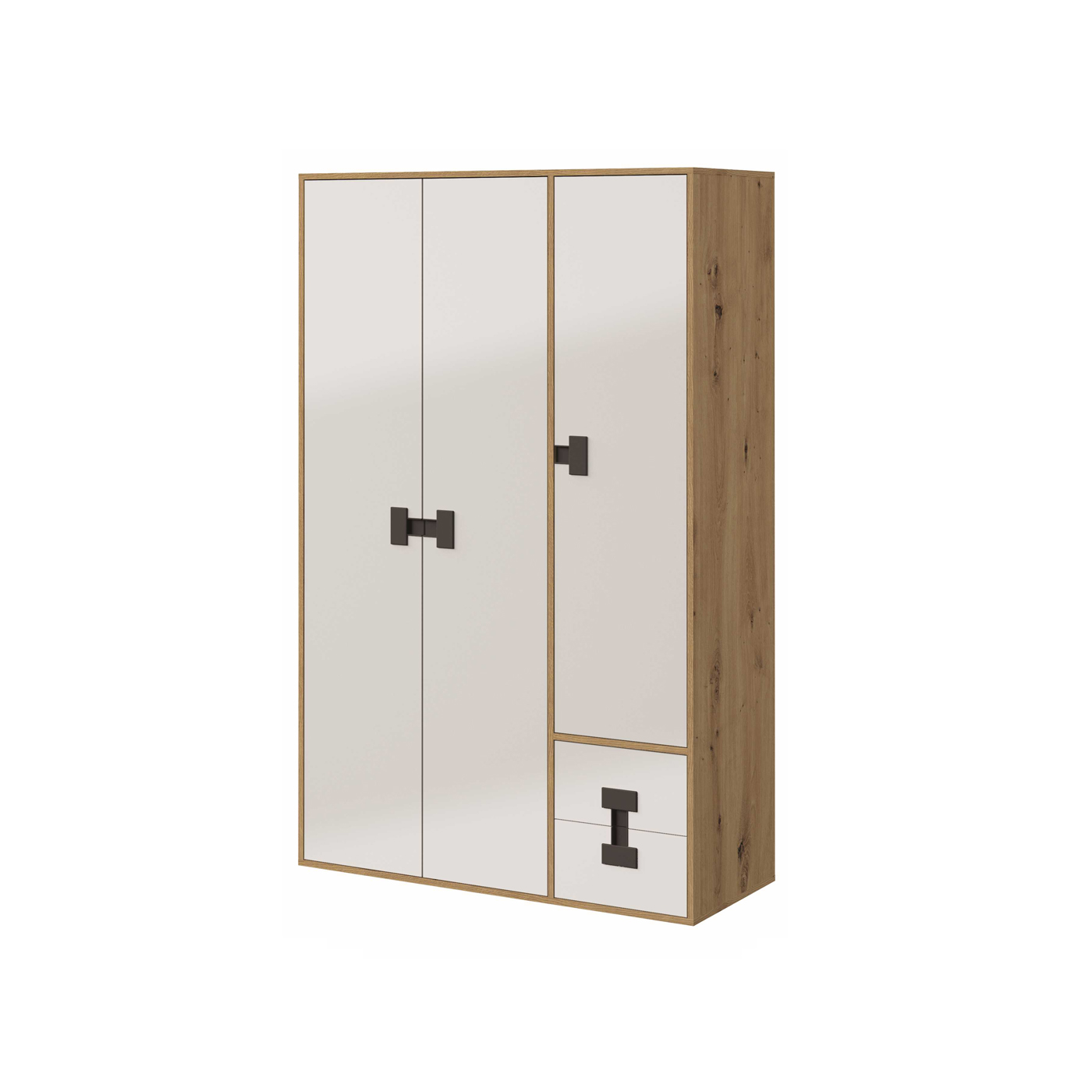 szafa 120 z szufladami półkami Index 04 ubraniowa w połysku do pokoju